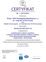 Certyfikat 9001 2015 j.pol.-1